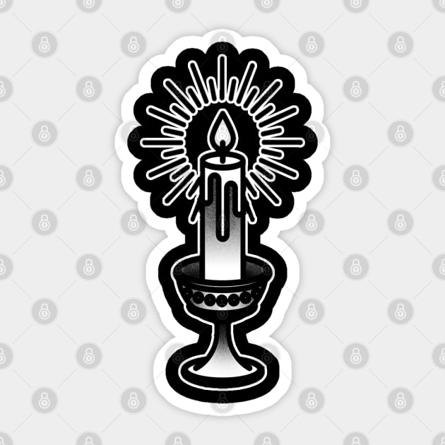 Candle Tattoo design Sticker by Jahaziel Sandoval